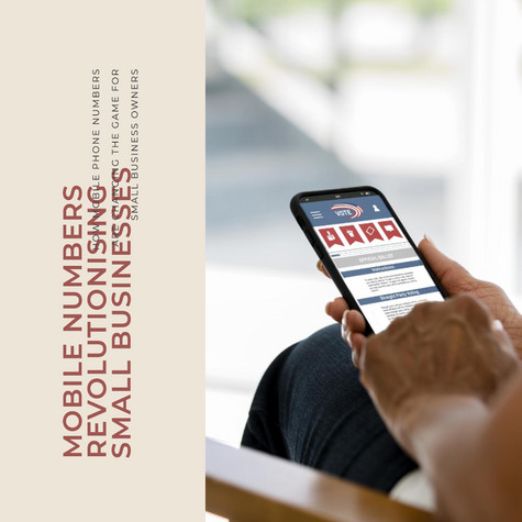 How Mobile Phone Numbers Are Revolutionising Small Businesses