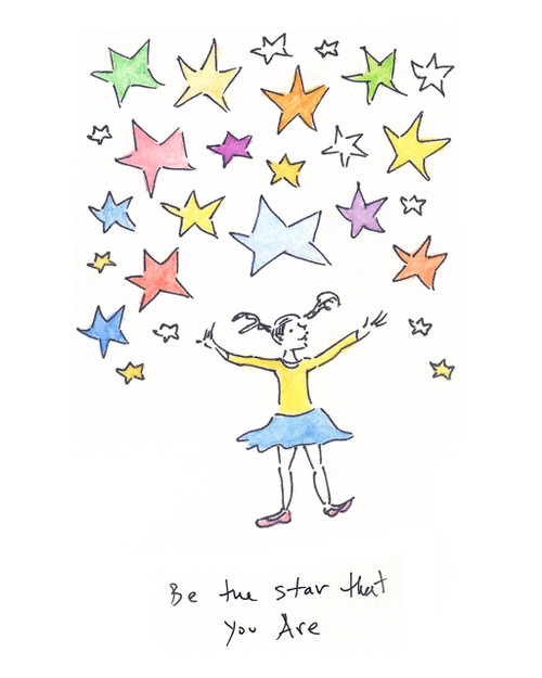 Be the Star That You Are (13"x16" Print)