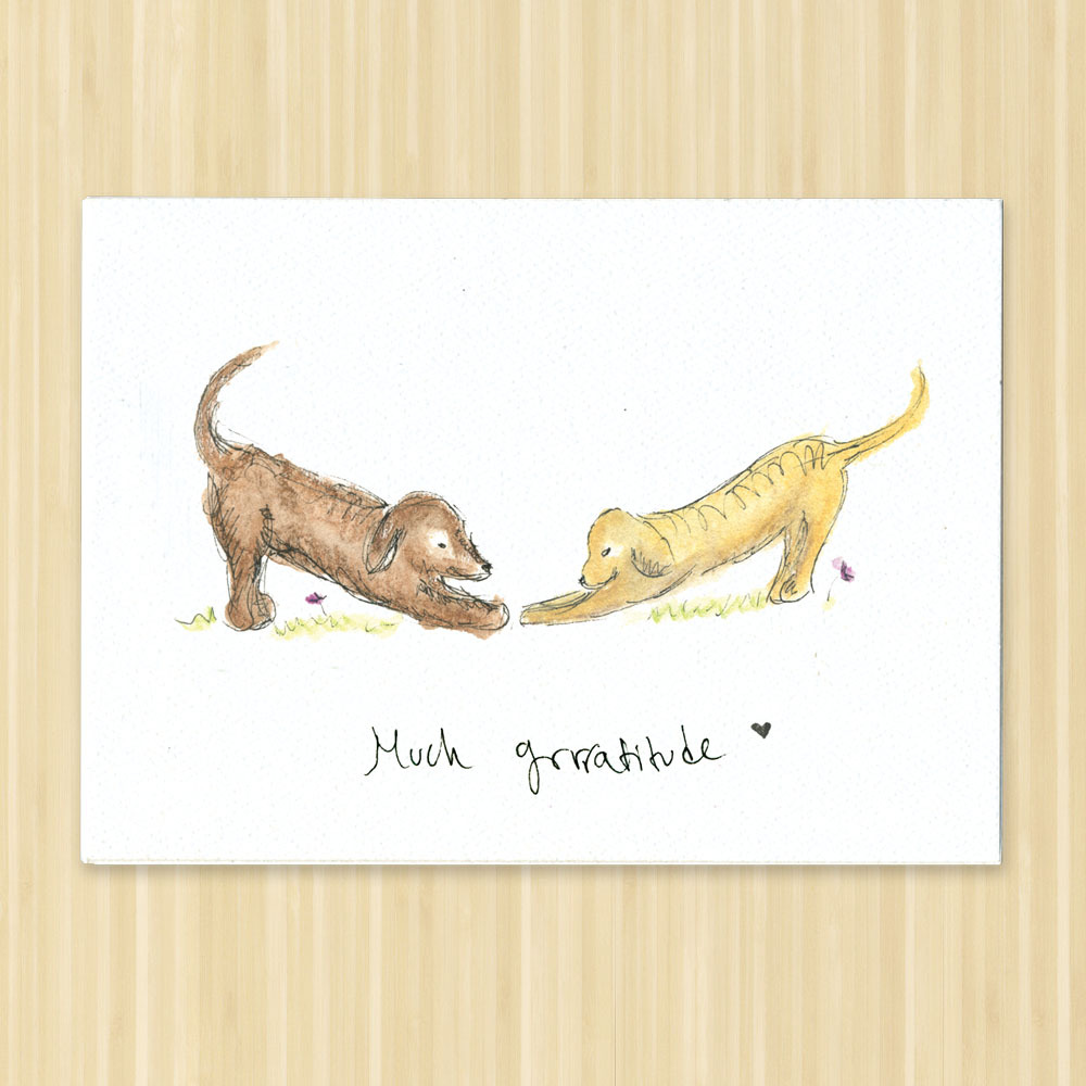 doggie gratitude card