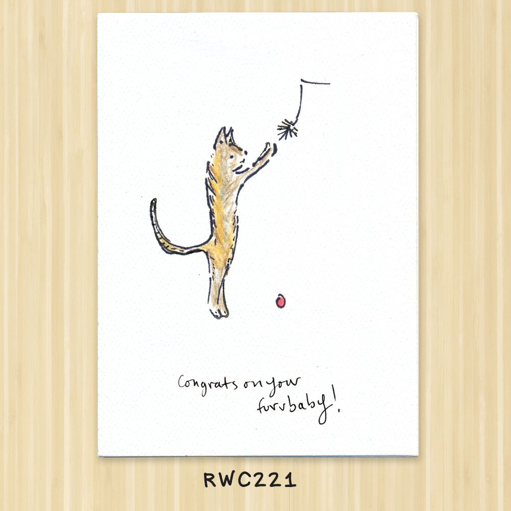 cat congratulations card