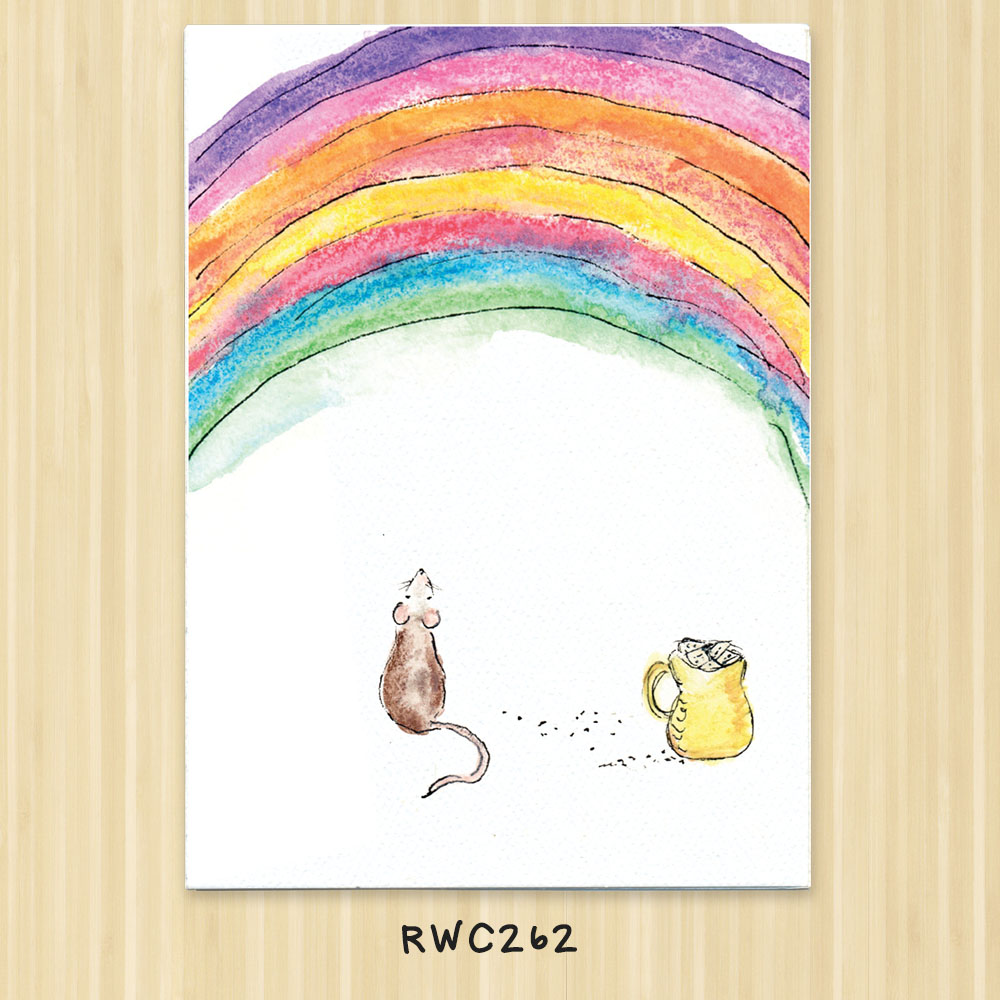 rat sympathy greeting card