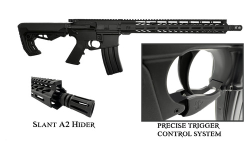 300 AAC Blackout 16 N" Rifle / 1:8 Twist / 15" MLOK / Minos Stock / PTC / Blk / MSRP $869.99
