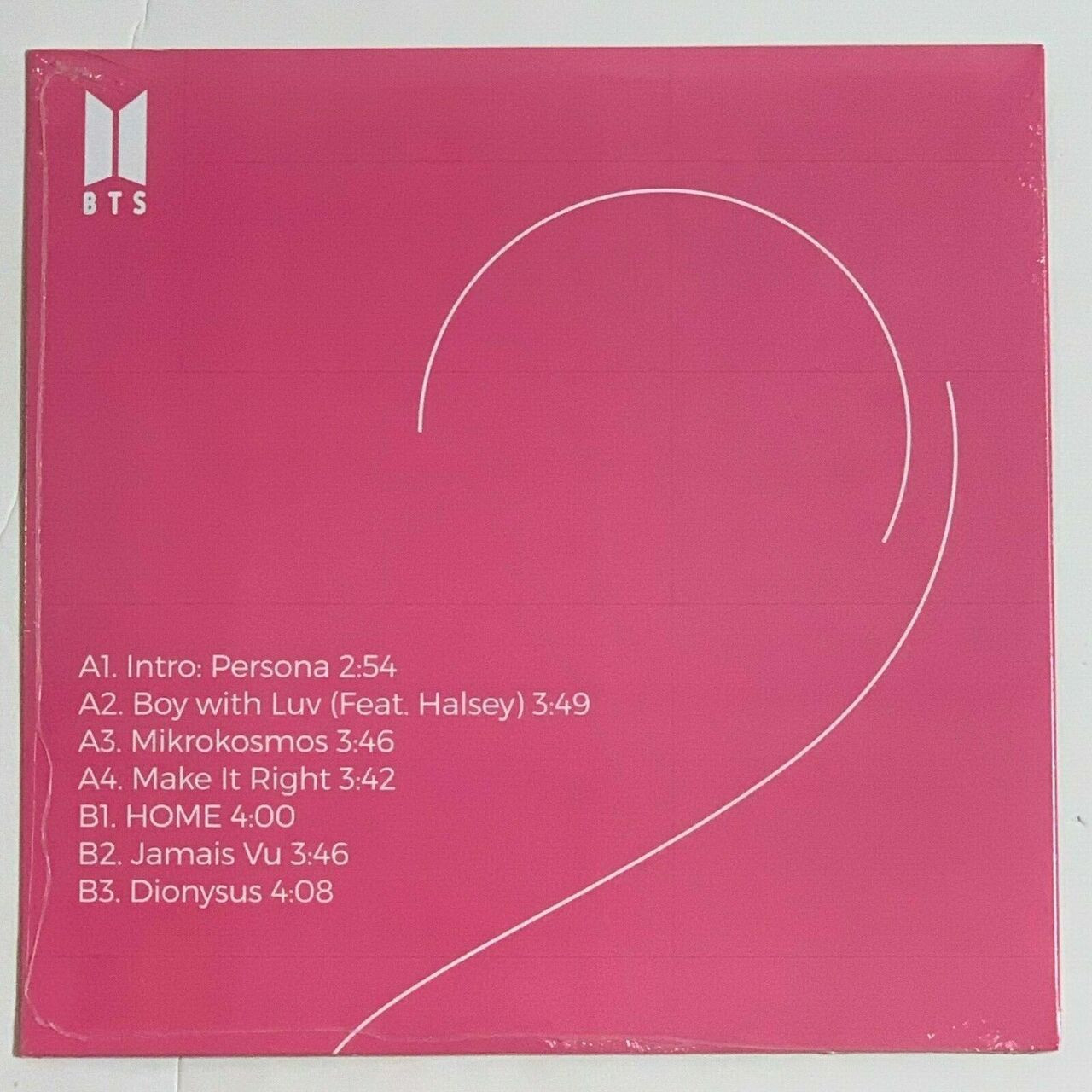 BTS Map Of The Soul Persona 1LP Vinyl Limited Black 12