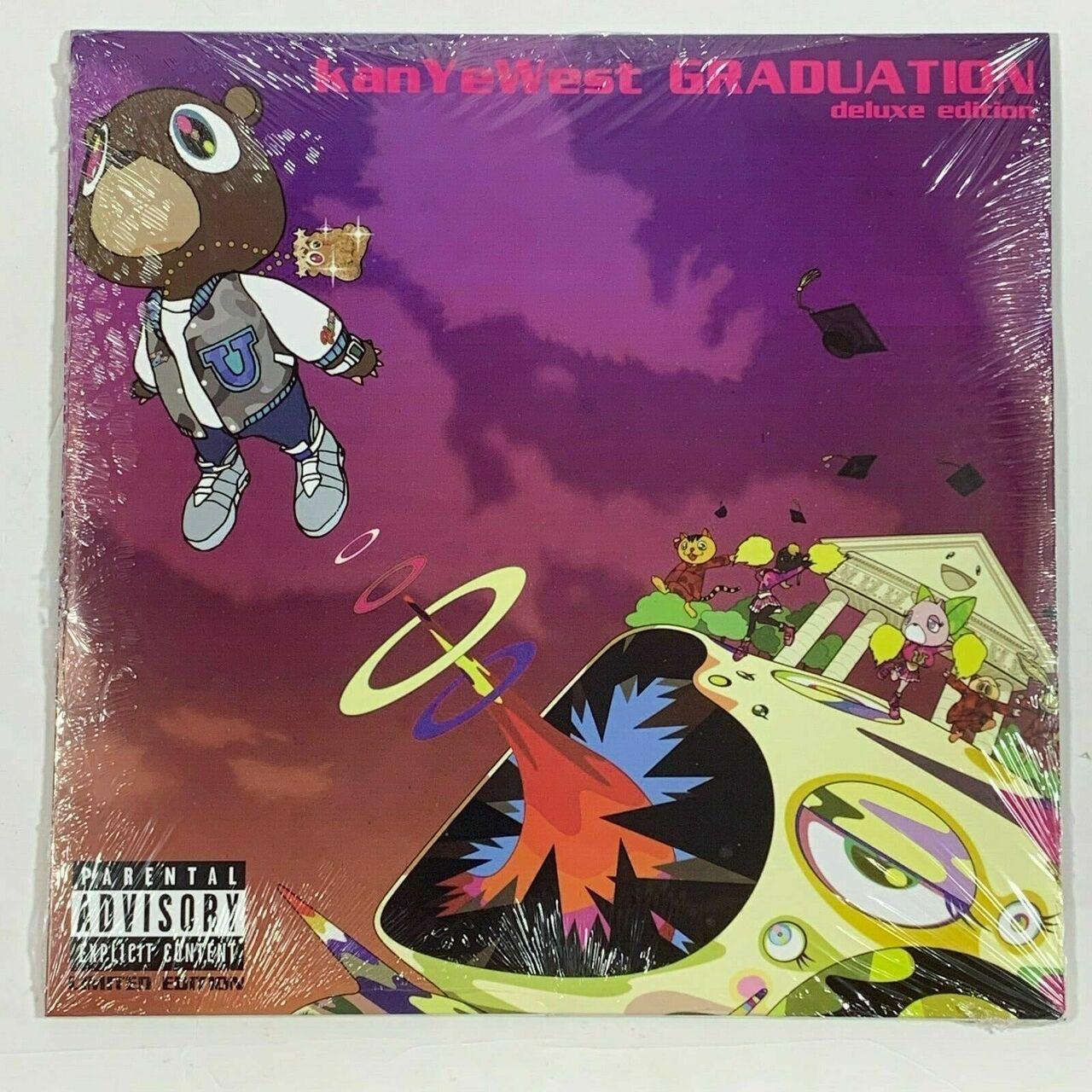 Håndfuld ejendom at opfinde Kanye West Graduation 2LP Vinyl Limited Purple 12" Record