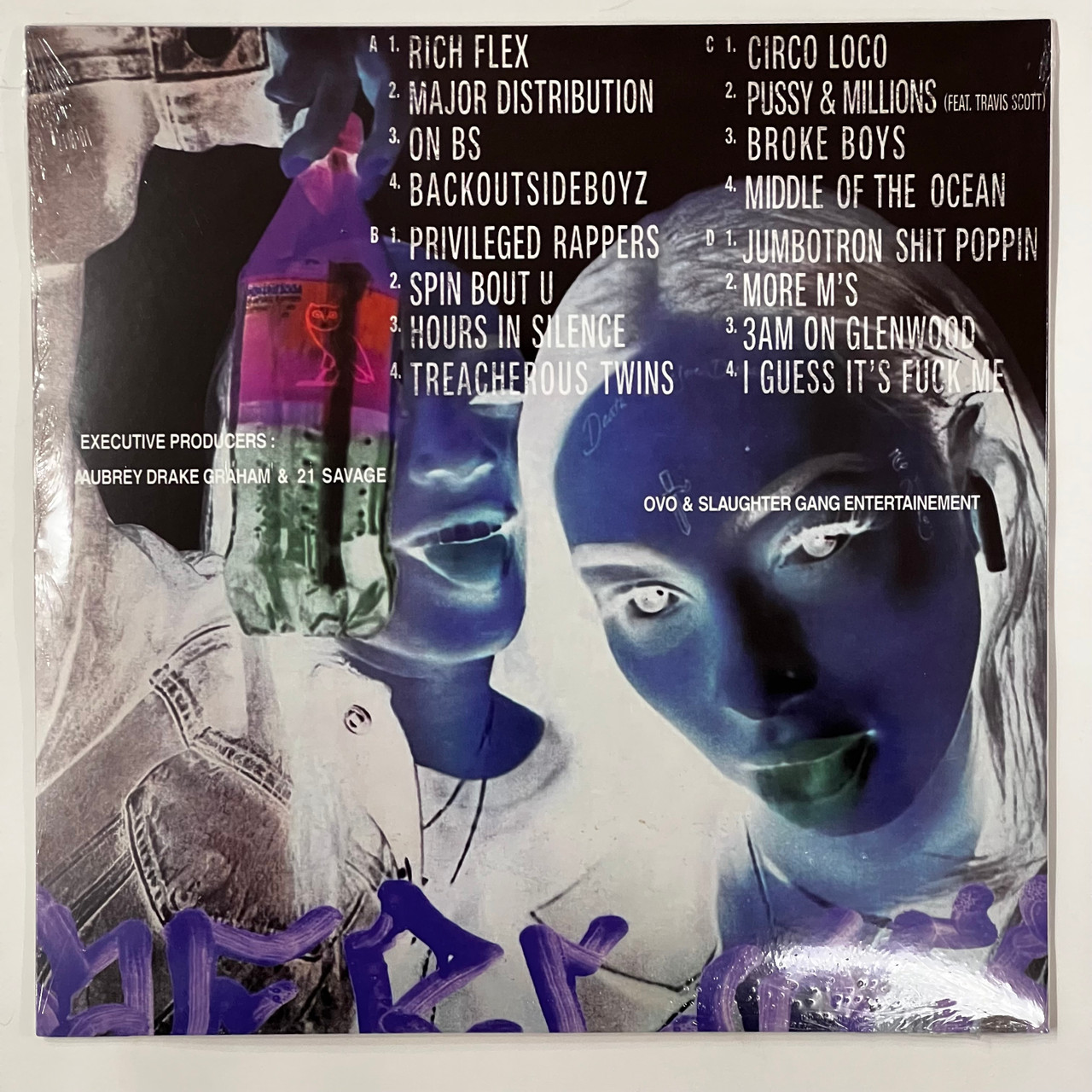 21 Savage x Drake Her Loss 2LP Vinyl Limited Black 12