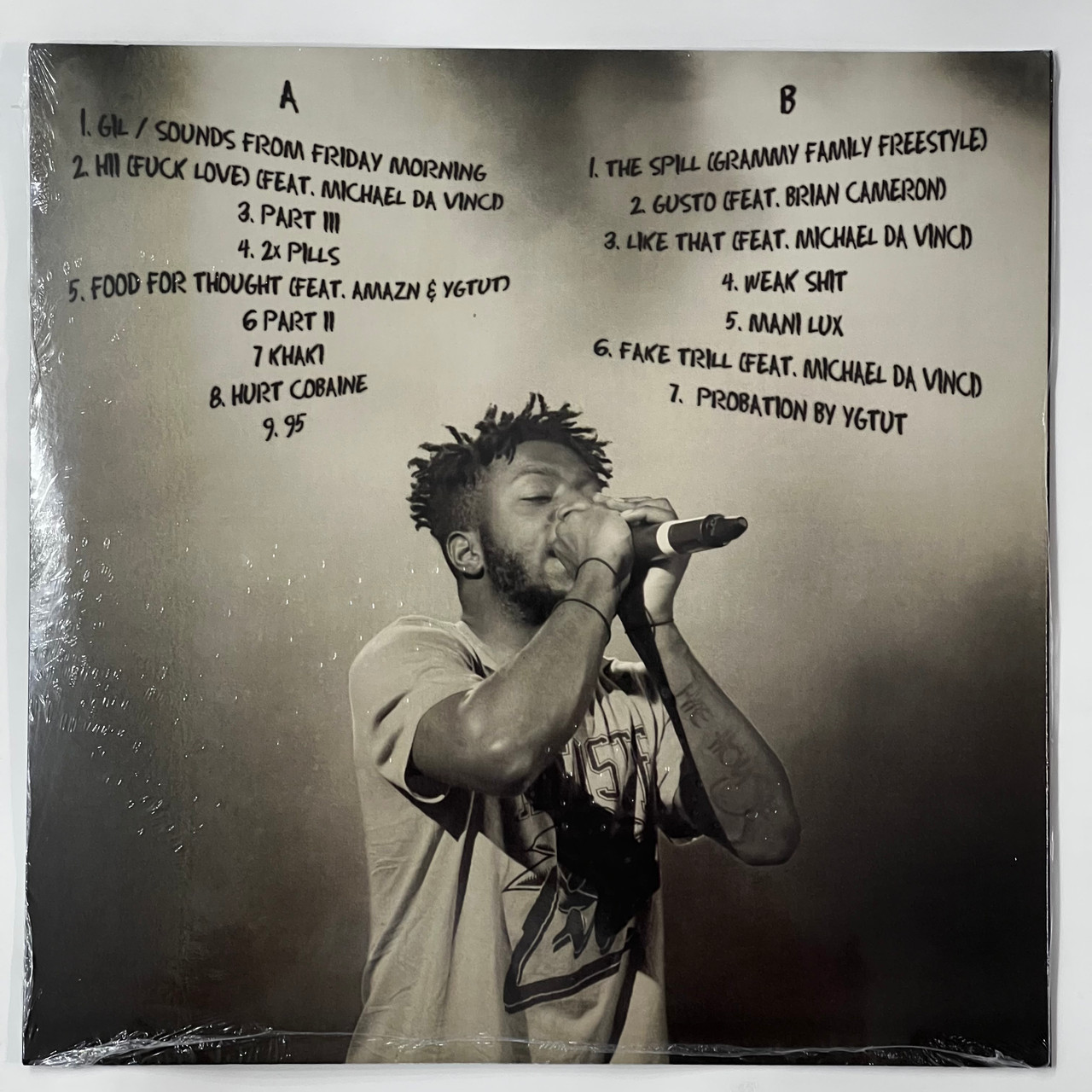 Isaiah Rashad Pieces Of A Kid 1LP Vinyl Limited Black 12
