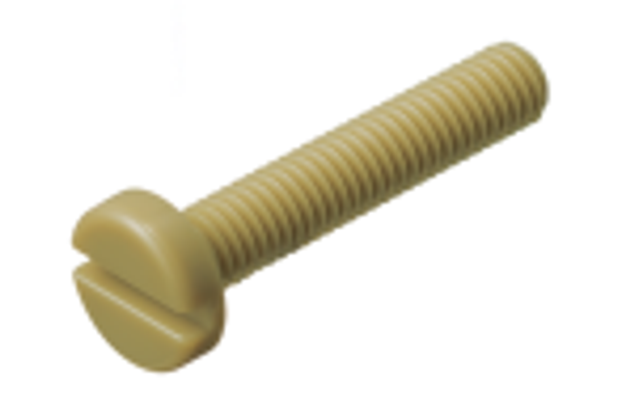 Peek Slotted Pan Head Screw 8/32*L 1/2