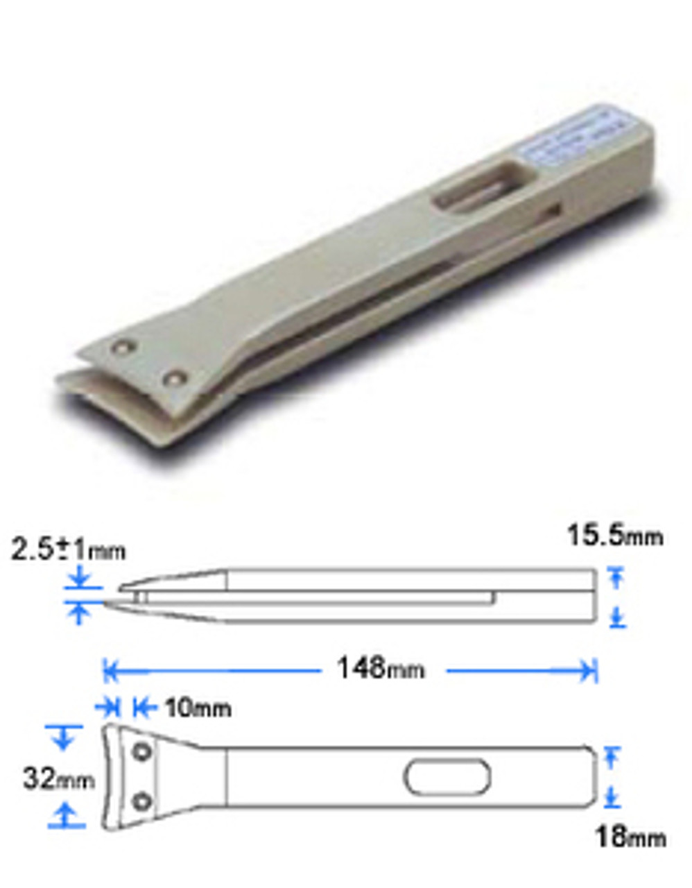 Wafer Tweezers - PPS  - 5 " wafer Wafer Tweezers - PPS  - 5 " wafer
