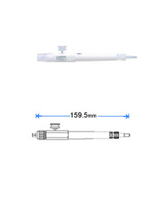 Vacuum Wand Body for Wafers - Teflon + PEEK - NO w/Locking Closed Position - Fixed Joint