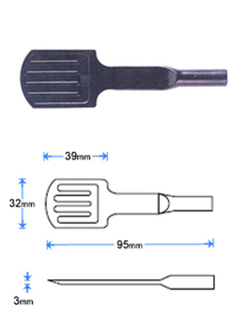Wafer Tip - Conductive Peek - 8" wafer -  Fixed Joint