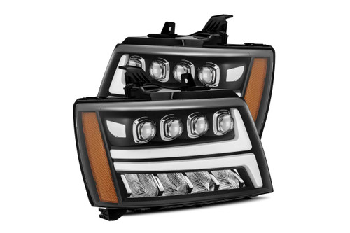 ARex Nova LED Headlights: Chevy Tahoe/Suburban/Avalanche (07-13) - Black (Set)