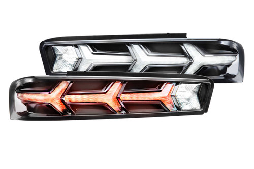 XB LED Tails: Chevrolet Camaro (16-18) (Pair / Lambo / Red)