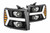 ARex Pro Halogen Headlights: Chevy Silverado 1500 (07-13) - Jet Black (Set)