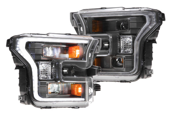 XB Hybrid LED Headlights: Ford F150 (15-17) (Pair / ASM)