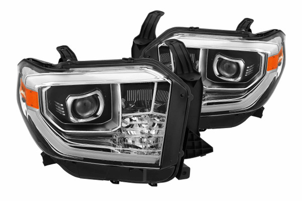 ARex Pro Halogen Headlights:: Toyota Tundra (14-20) - Gloss Black (Set)