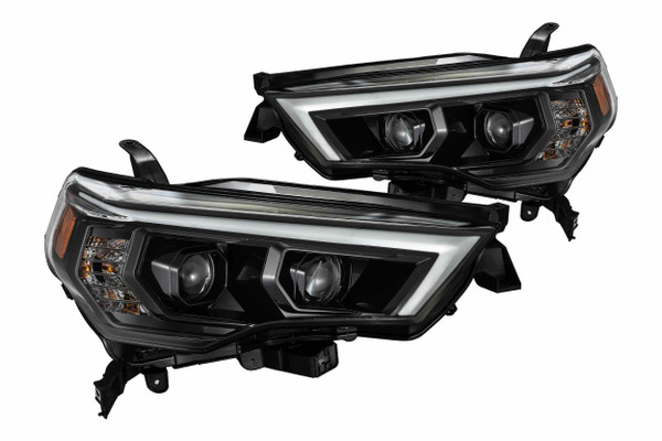 ARex Pro Halogen Headlights:: Toyota 4Runner (14-20) - Matte Black / Chrome (Set)