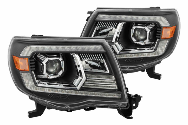 ARex Pro Halogen Headlights:: Toyota Tacoma (05-11) - Chrome (Set)