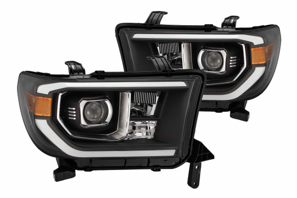 ARex Luxx LED Headlights: Toyota Tundra (07-13) - Alpha-Black w/o Adj (Set)