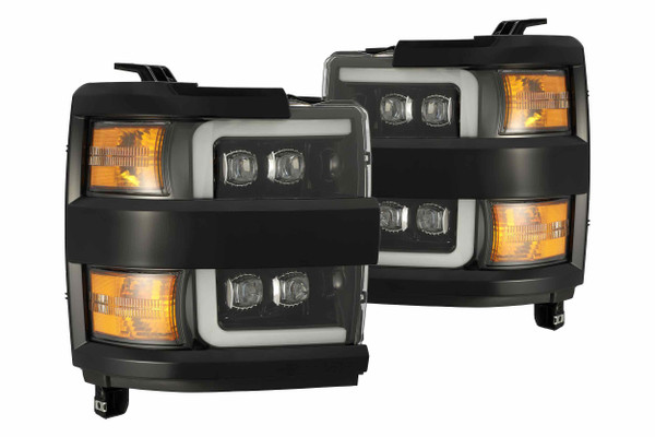 ARex Nova LED Headlights: Chevy Silverado HD (15-19) - Chrome (Set)