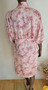 Satin Printed Charmeuse Short  Robe