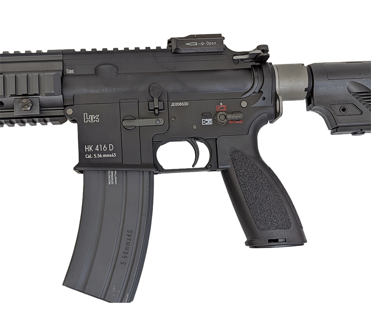 UMAREX HK416 A4 GAS BLOWBACK AIRSOFT RIFLE BY KWA BLACK MiR Tactical