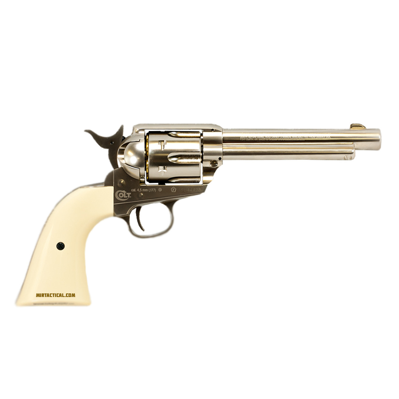 COLT SINGLE ACTION ARMY 45 AIRGUN NICKEL