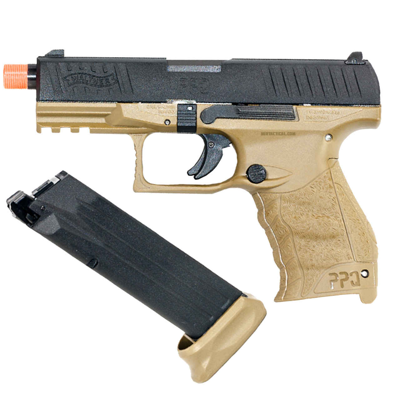 UMAREX WALTHER PPQ M2 CO2 BLOWBACK AIRSOFT PISTOL - FDE low price