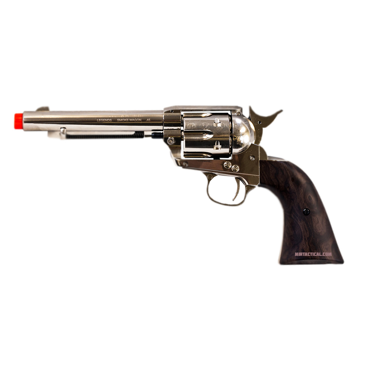 Legends Smokewagon CO2 Airsoft Revolver [Limited Edition] (Nickel/Gold), SS Airsoft