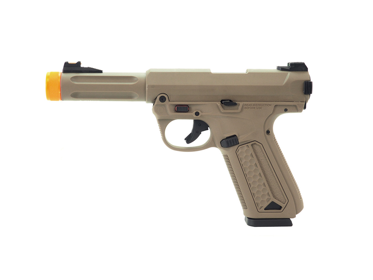 Action Army AAP-01 Assassin Airsoft Gas Blowback Pistol (Color: Tan / US  Version / Gun Only), Airsoft Guns, Gas Airsoft Pistols -  Airsoft  Superstore