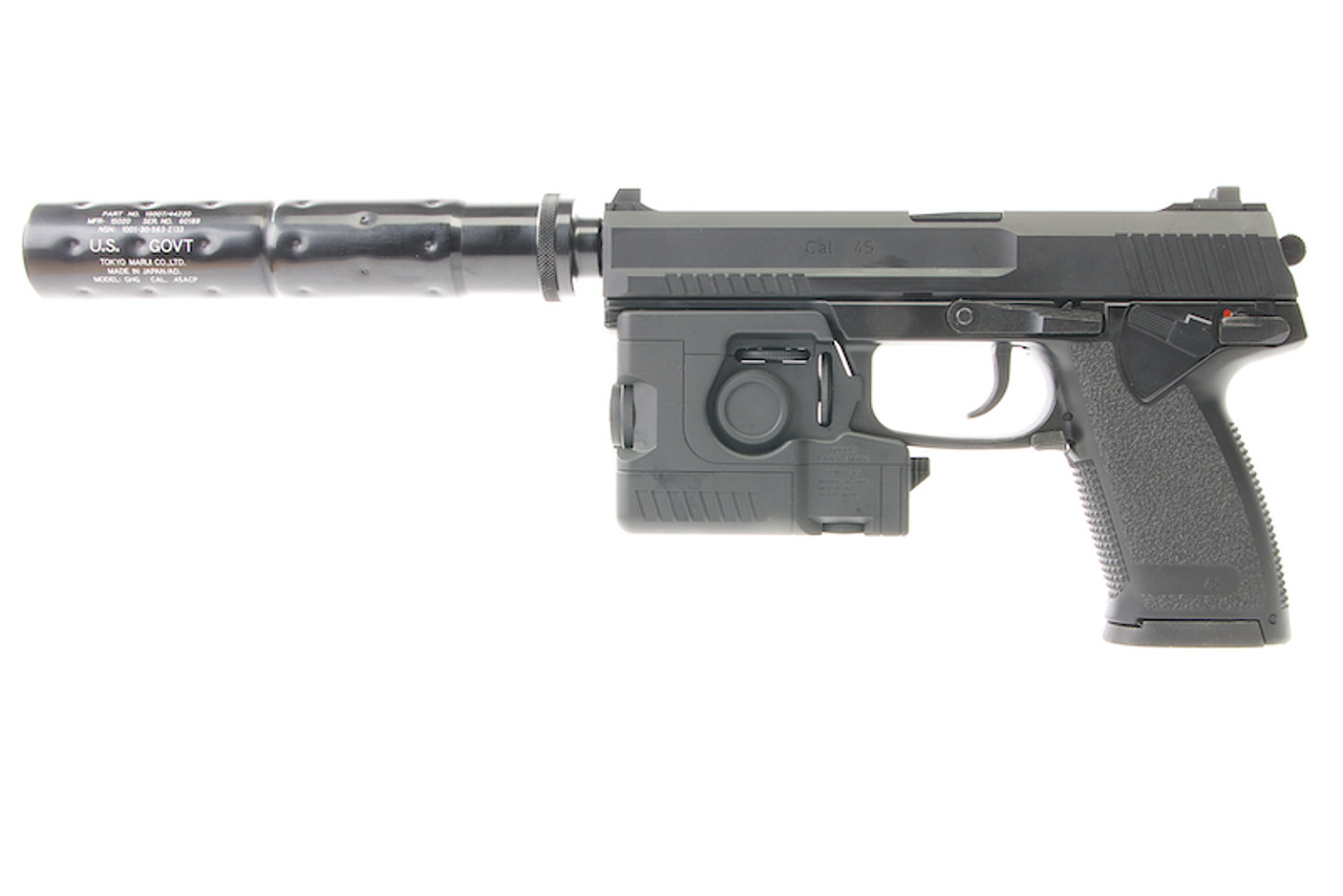 TOKYO MARUI SOCOM MK23 FIXED SLIDE AIRSOFT GAS PISTOL WITH 