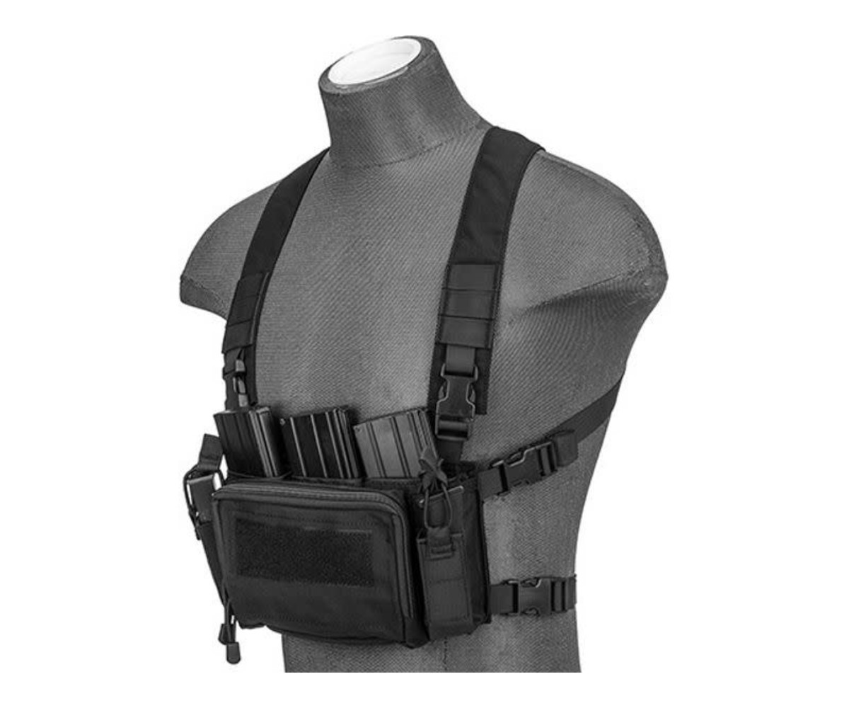 WOSPORT MULTIFUNCTIONAL TACTICAL CHEST RIG BLACK MiR Tactical