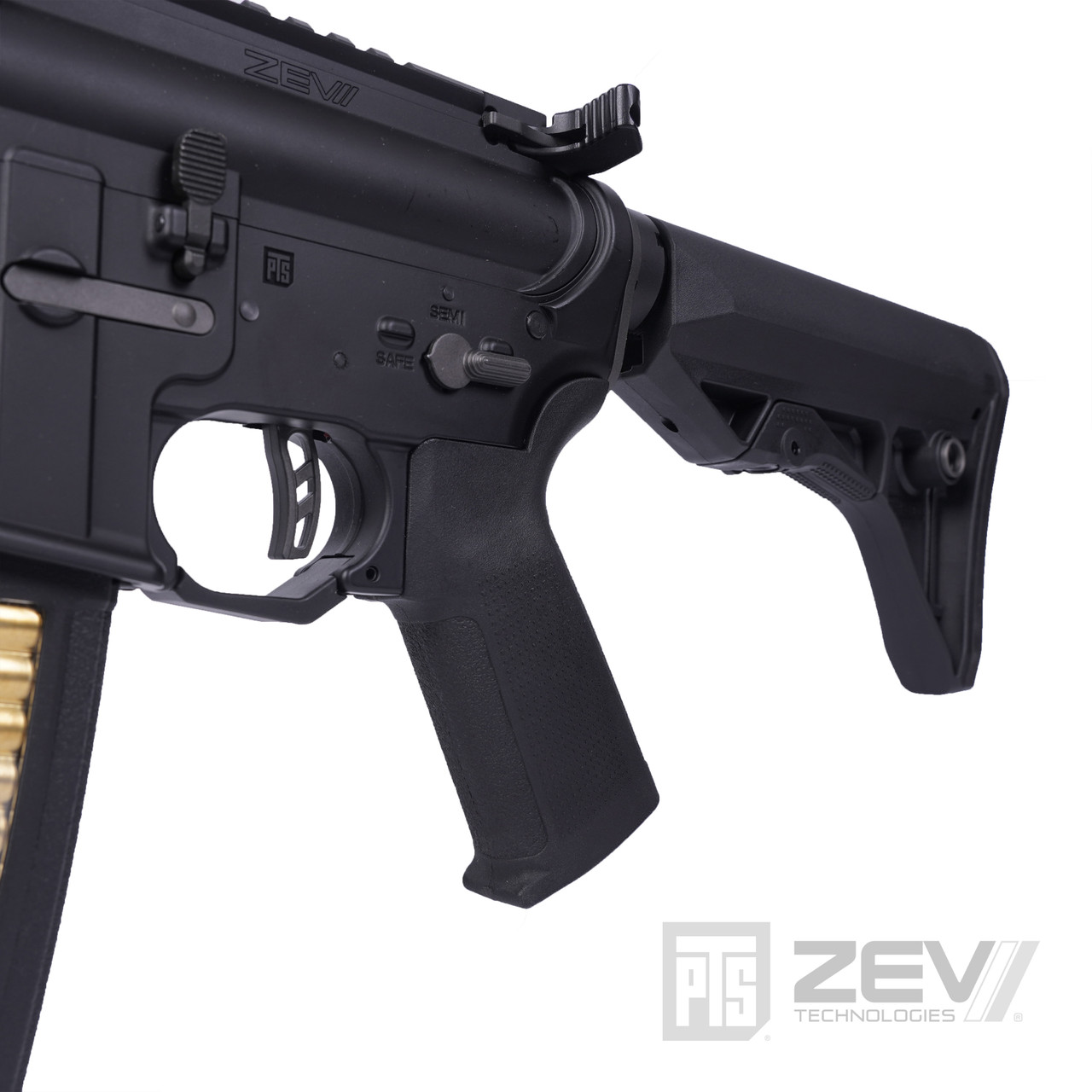 NEW PTS Zev Core Elite SBR Airsoft AEG Rifle (Black)