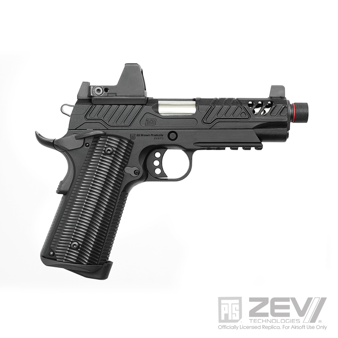 PT ZEV OZ9/ED BROWN EB1911 (STANDARD VERSION) GAS BLOWBACK AIRSOFT