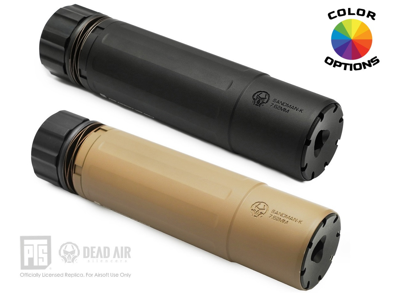 PTS DEAD AIR SANDMAN-K MOCK SUPPRESSOR W/ DEAD AIR KEYMO FLASH