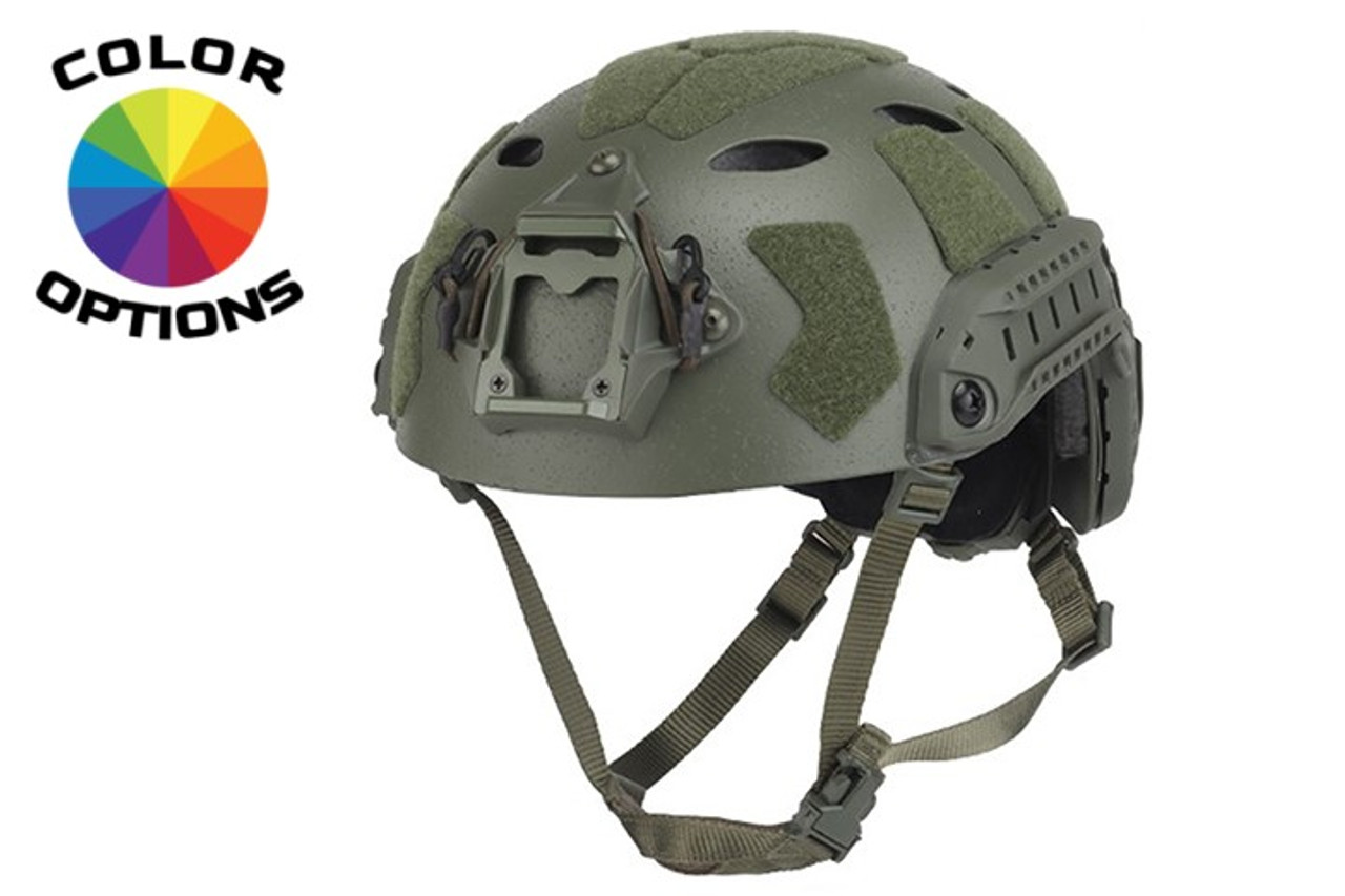 LANCER TACTICAL HIGH CUT AIRSOFT HELMET SANDBLASTED VERSION - MiR 