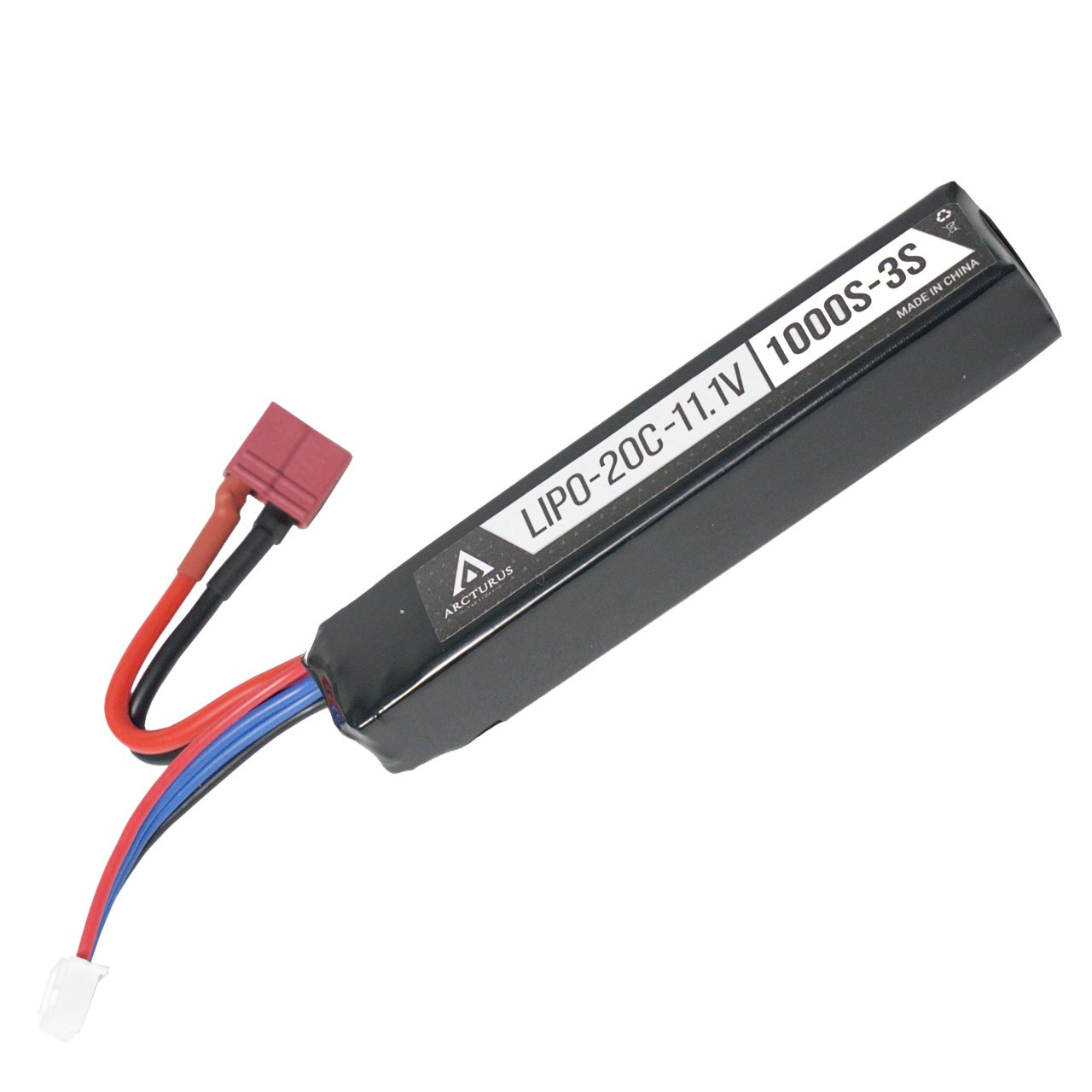 ARCTURUS 11.1V 1000MAH 20C SMALL STICK TYPE LIPO BATTERY - DEANS