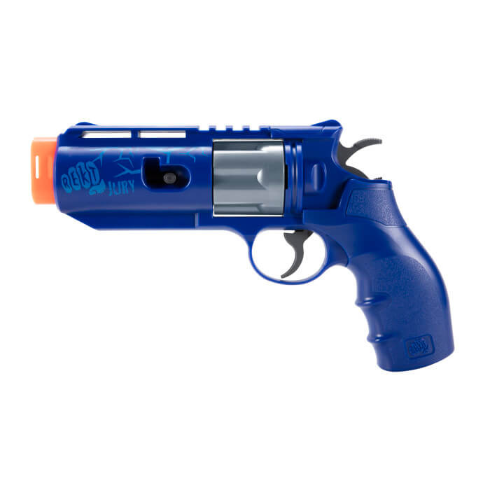 REKT JURY FOAM DART CO2 REVOLVER BLUE - MiR Tactical