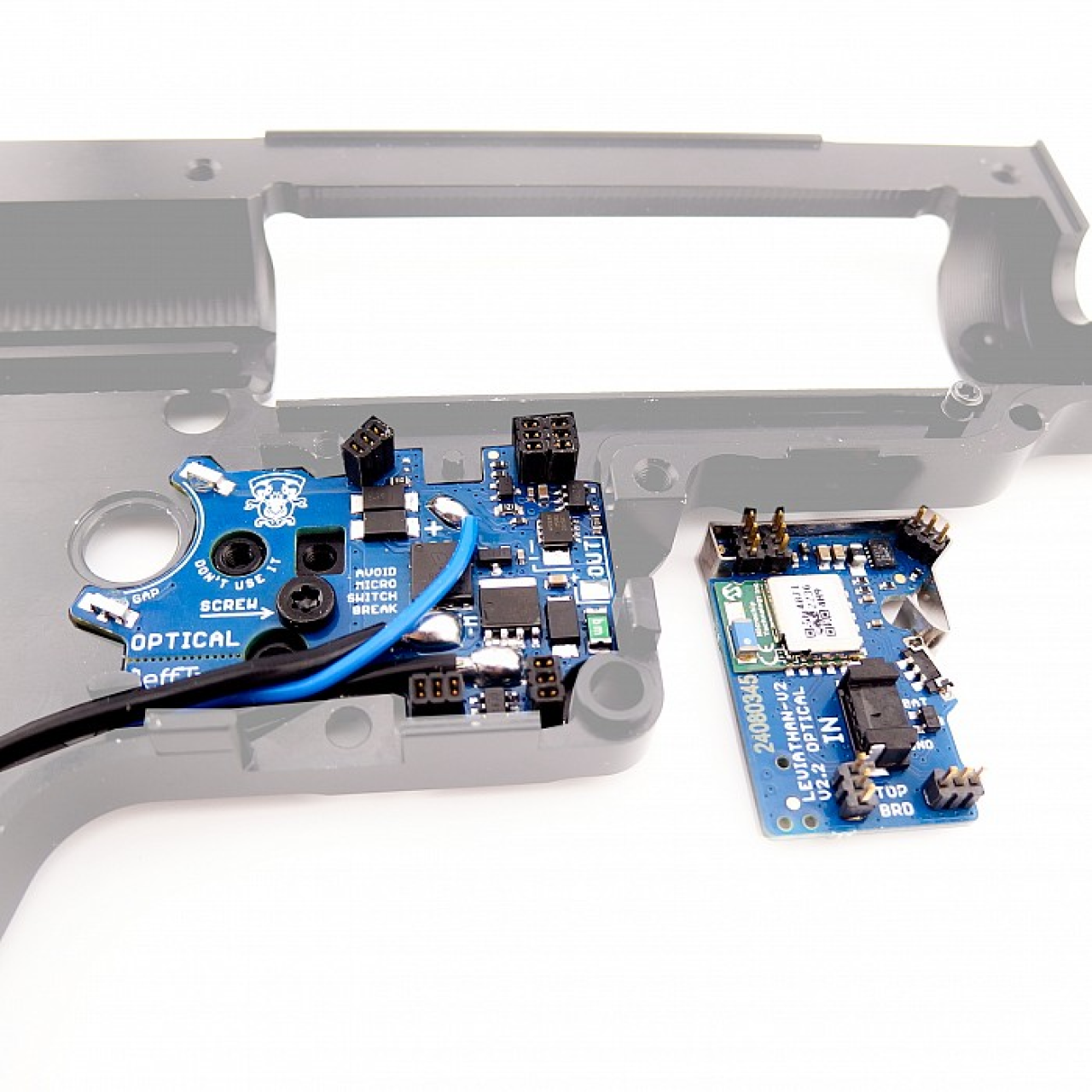 JEFFTRON LEVIATHAN V2 OPTICAL MOSFET REAR WIRED W/ SPEED CNC BLACK