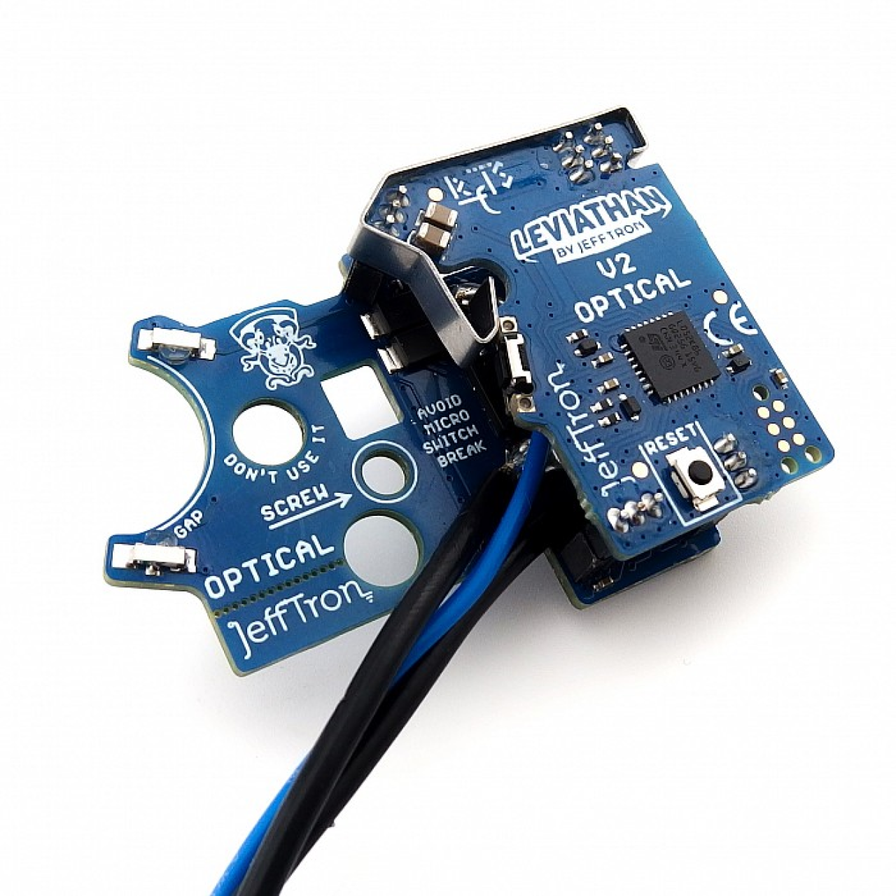 JEFFTRON LEVIATHAN V2 OPTICAL MOSFET REAR WIRED W/ SPEED CNC BLACK