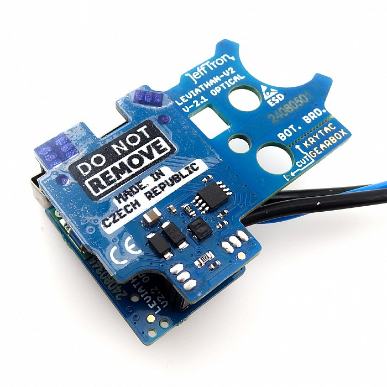 JEFFTRON LEVIATHAN V2 OPTICAL MOSFET REAR WIRED W/ SPEED CNC BLACK