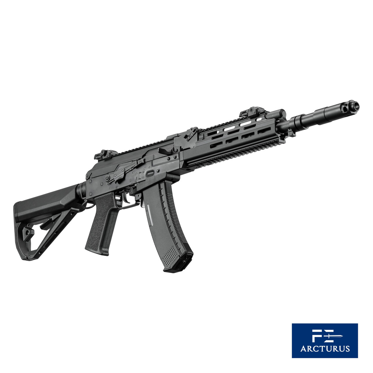 ARCTURUS AK74 CUSTOM AEG FE AIRSOFT RIFLE - BLACK - MiR Tactical