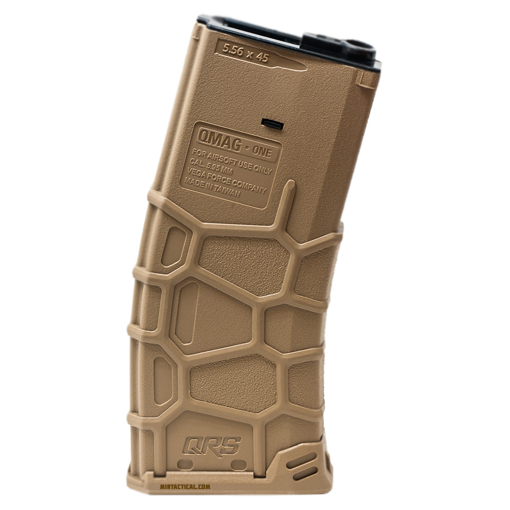 VFC QRS 300 ROUND HIGH CAPACITY M16/M4 AIRSOFT MAGAZINE FDE low price