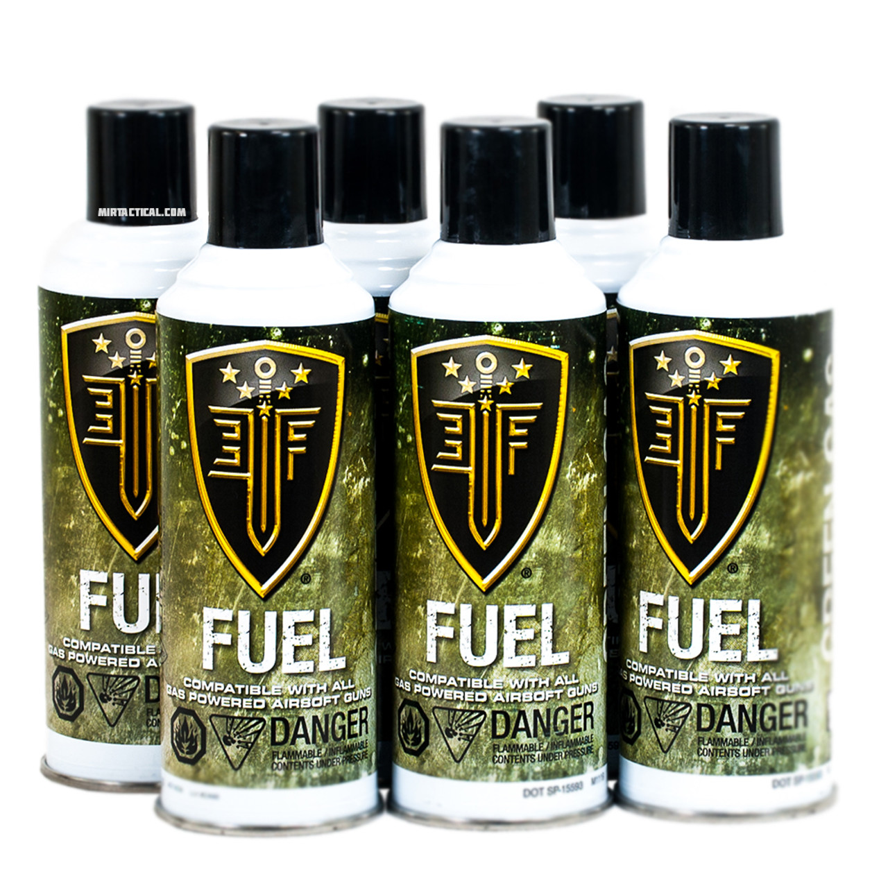 6 PACK PREMIUM AIRSOFT GREEN GAS low price of $55.24