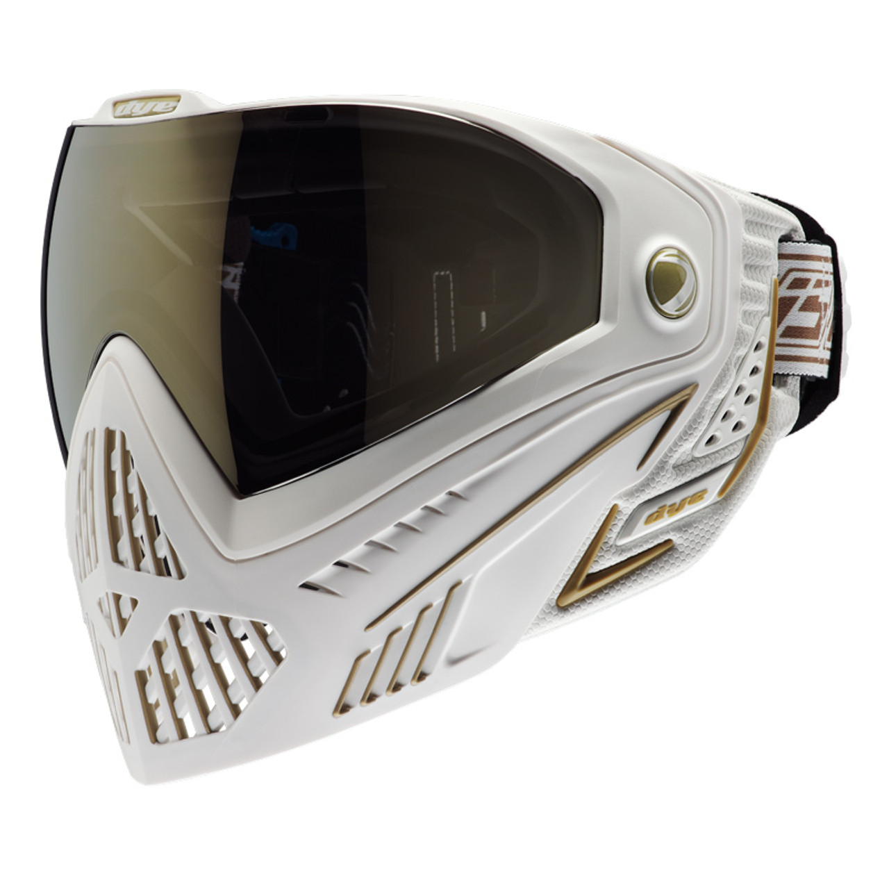 DYE I5 PAINTBALL MASK WHITE GOLD low price of