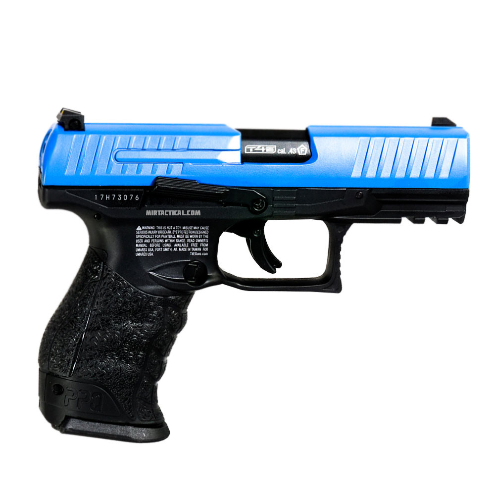 T4e Walther Ppq M2 Le Blue Training 0 43 Paintball Marker Low - Walther ppq parts diagram