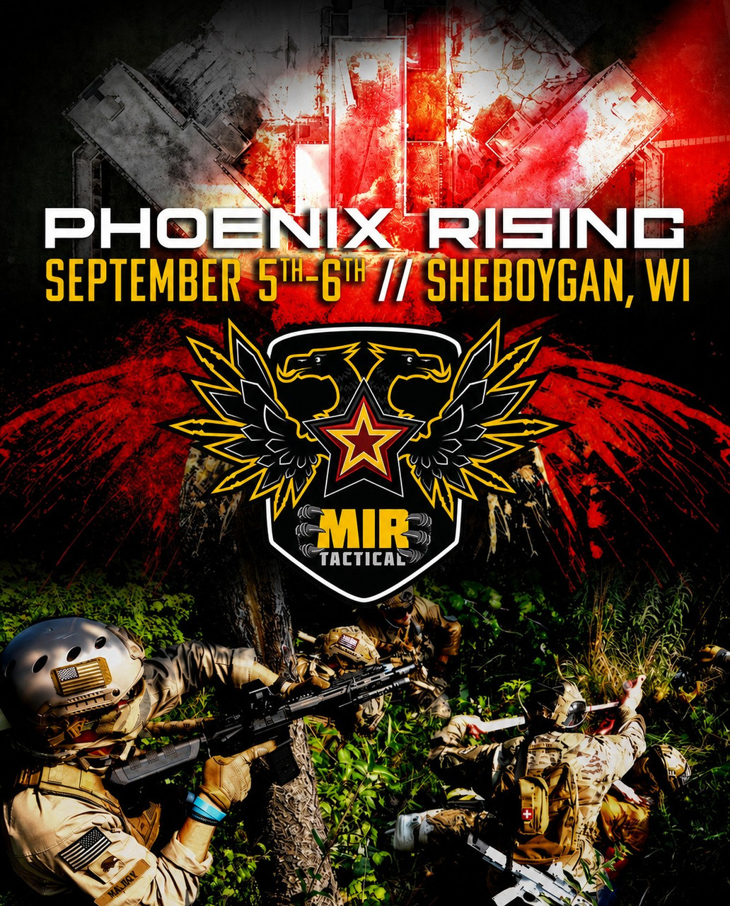 OPERATION: PHOENIX RISING - 09/05/2026 - 09/06/2026 AIRSOFT TIER 1