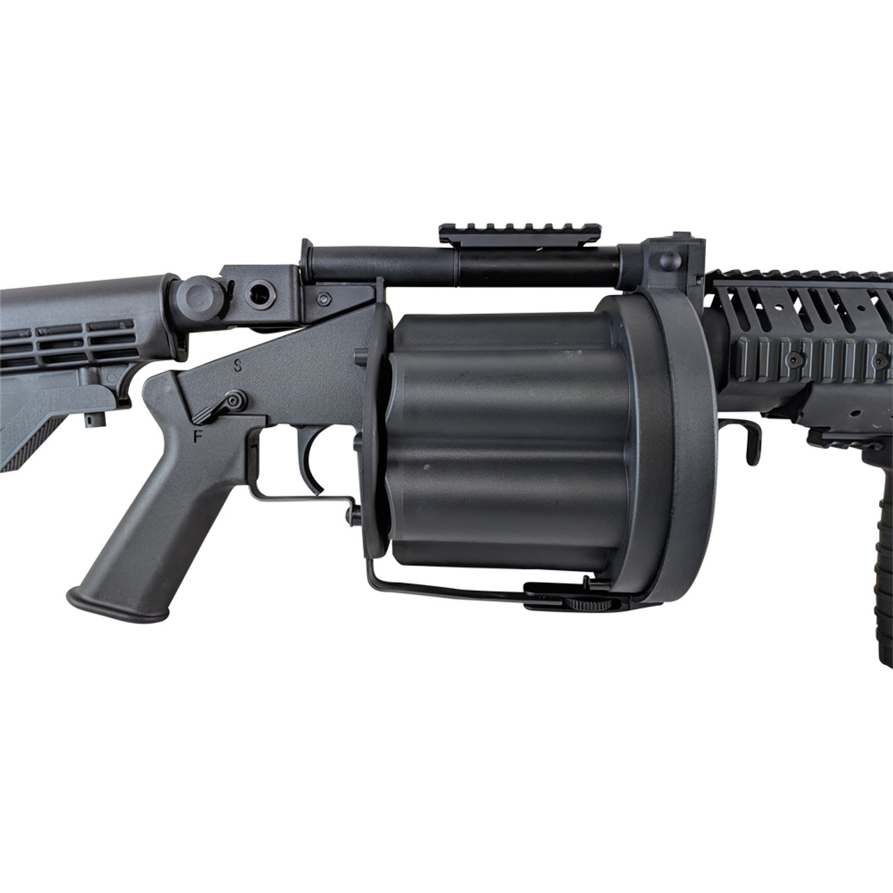 MULTIPLE GRENADE AIRSOFT LAUNCHER BLACK low price of $144.49