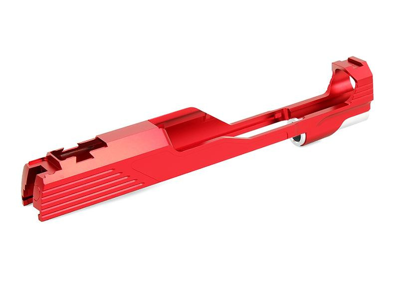 AIRSOFT MASTERPIECE EDGE MEGA RED STANDARD SLIDE FOR HI CAPA 1911 MiR