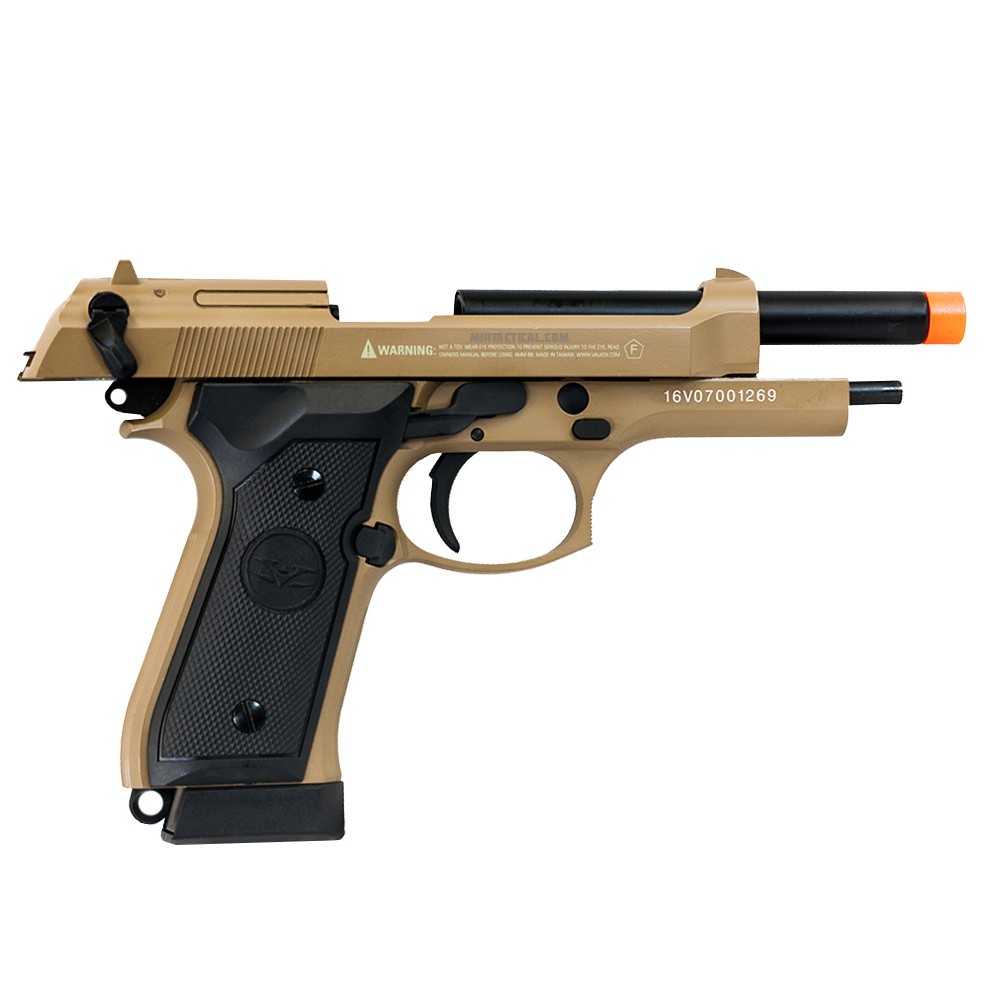 VALKEN 5.1' HICAPA GREEN GAS BLOWBACK AIRSOFT PISTOL FDE