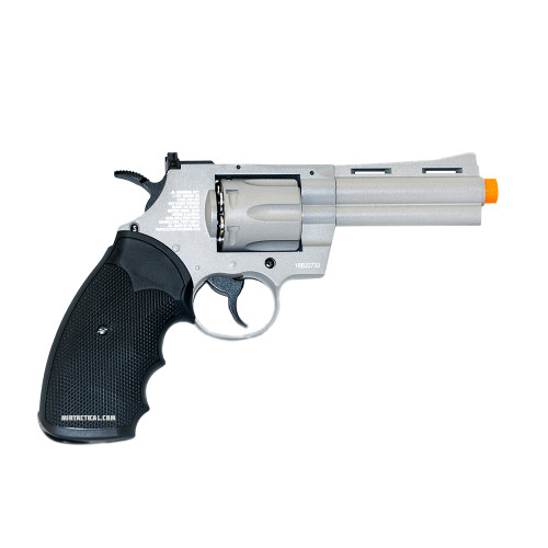 4 INCH AIRSOFT REVOLVER 6MM METAL GRAY for $109.95 at MiR Tactical